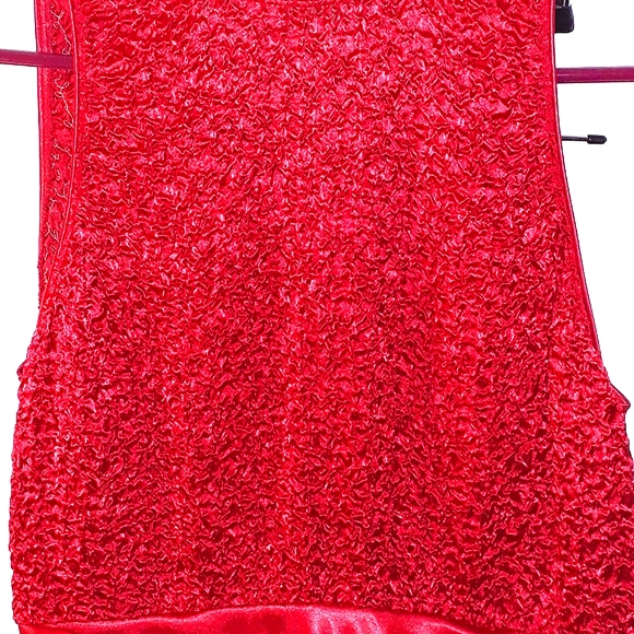 Vintage Reggio Red Dress Size 8 - Picture 5 of 8